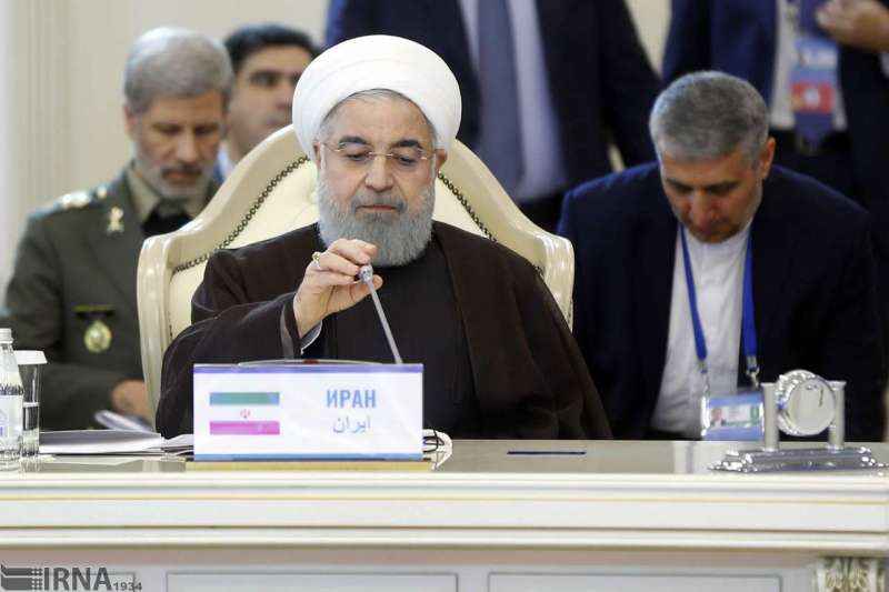 روحانی: هیچ نیروی خارجی نمی‌تواند در دریای خزر رفت و آمد کند