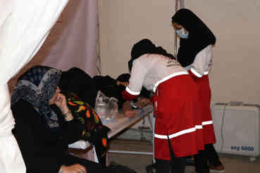 اسکان اضطراری و درمان ۱۲۰ هزار زائر اربعین در مهران