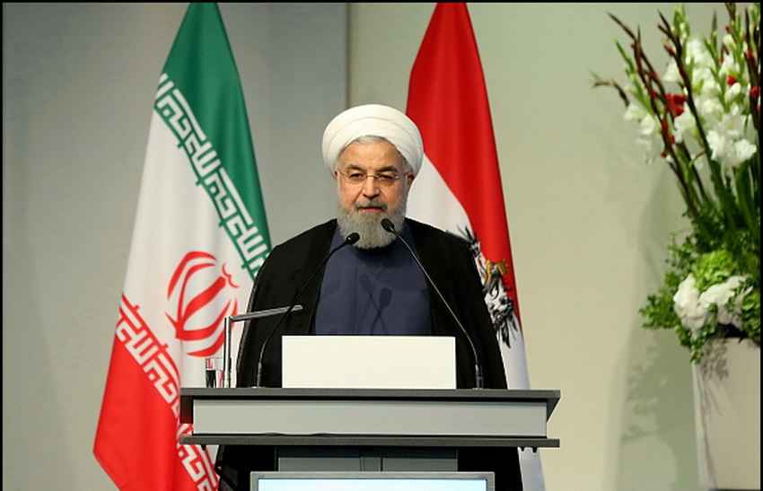 در همایش فعالان اقتصادی و تجار ایران و اتریش؛ روحانی: تحریم های آمریکا جرم بین المللی است