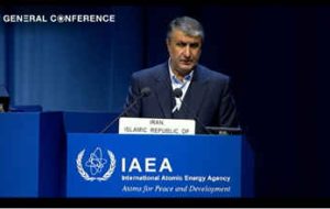 اسلامی در کنفرانس عمومی آژانس بین‌المللی انرژی اتمی مطرح کرد: آژانس راستی آزمایی بی طرفانه و مستقل از فعالیت‌های هسته‌ای ایران داشته باشد